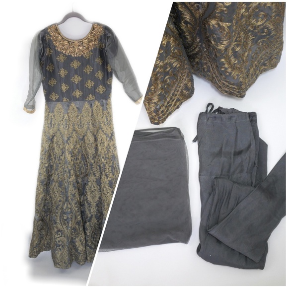 unknown Dresses & Skirts - Indian Party Gown Dress with Dupatta and Pants